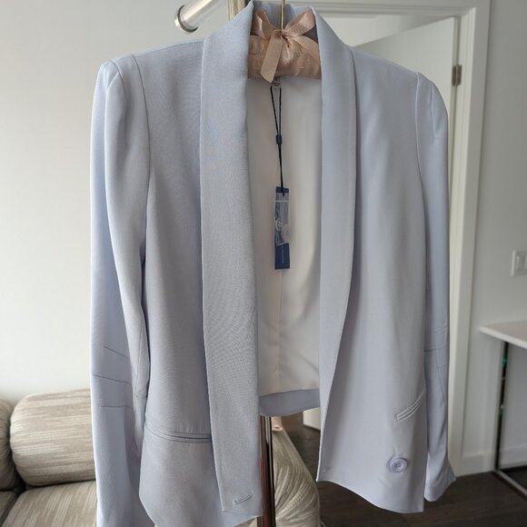 NWT Rebecca Minkoff Becky Jacket / Blazer (Light Blue) - Picture 5 of 15